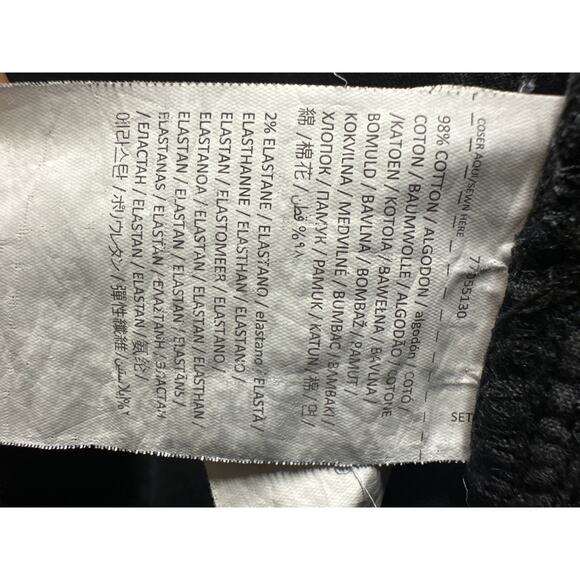 MNG Mango Women’s Flared Black Jeans Size 8 High Rise Stretch Denim Retro Chic - Picture 5 of 7